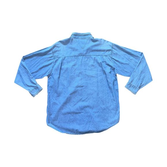 Vintage Denver Broncos Jean Button Up Long Sleeve Shirt - Picture 2 of 4